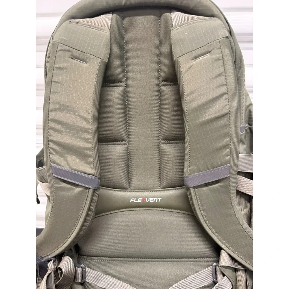 The North Face Recon Backpack Olive Green Pink FlexVent Laptop Bag